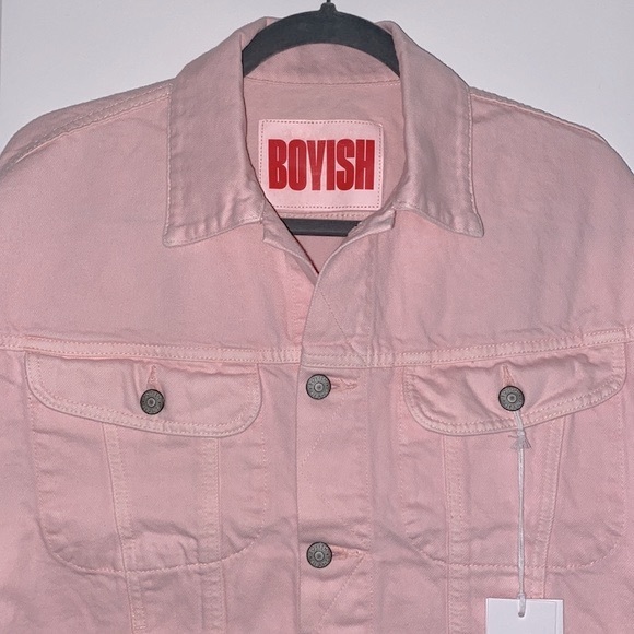 ⭐️HOST PICK⭐️ BOYISH Pink Panther Oversized Denim Jacket